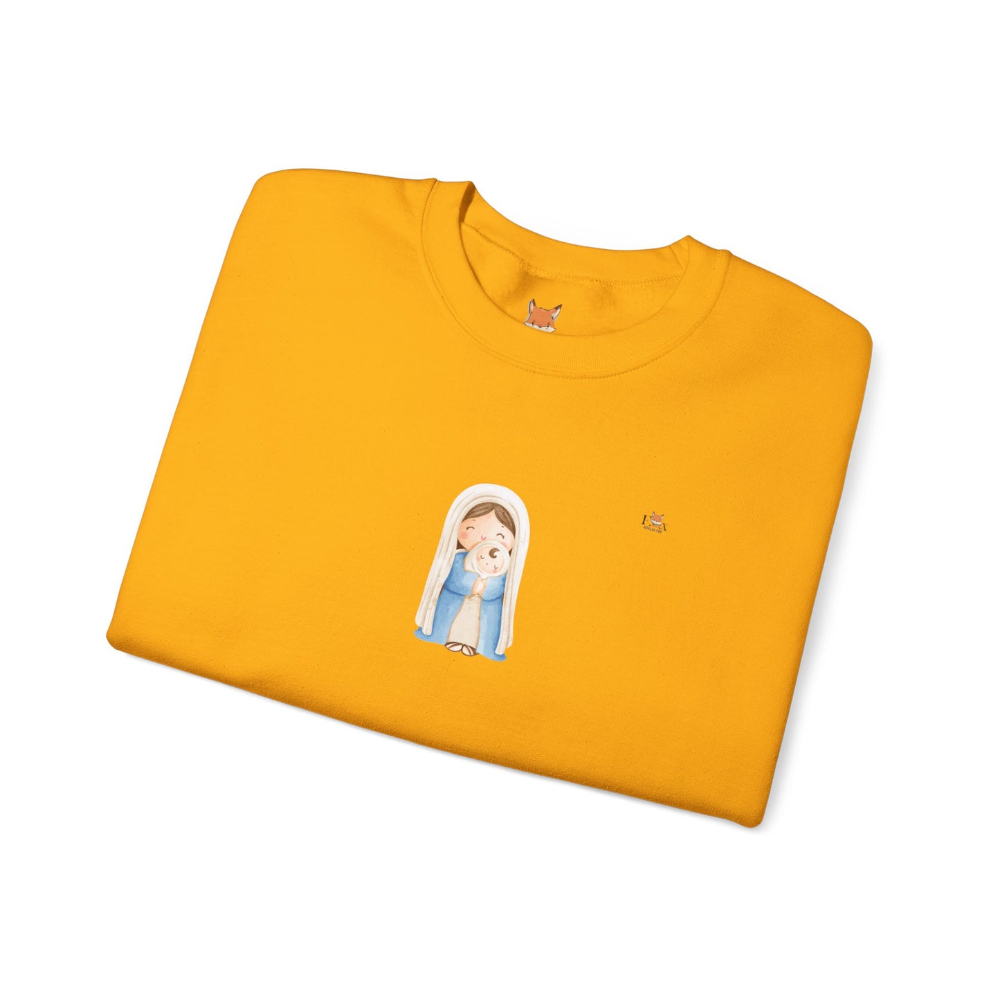 Mother Mary and Baby Jesus- Unisex Crewneck Sweatshirt