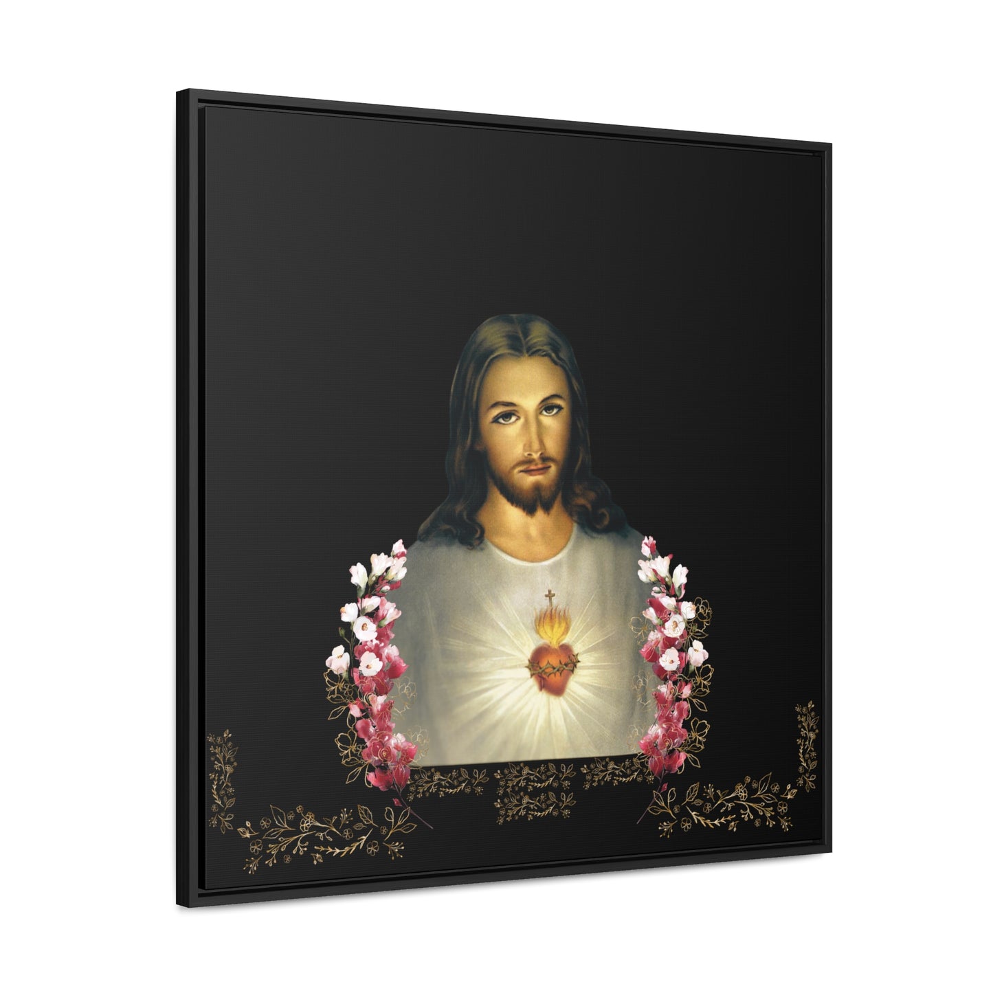 The Sacred Heart of Jesus and Flowers -The Catholic Church Of The Syriac Chaldean Tradition