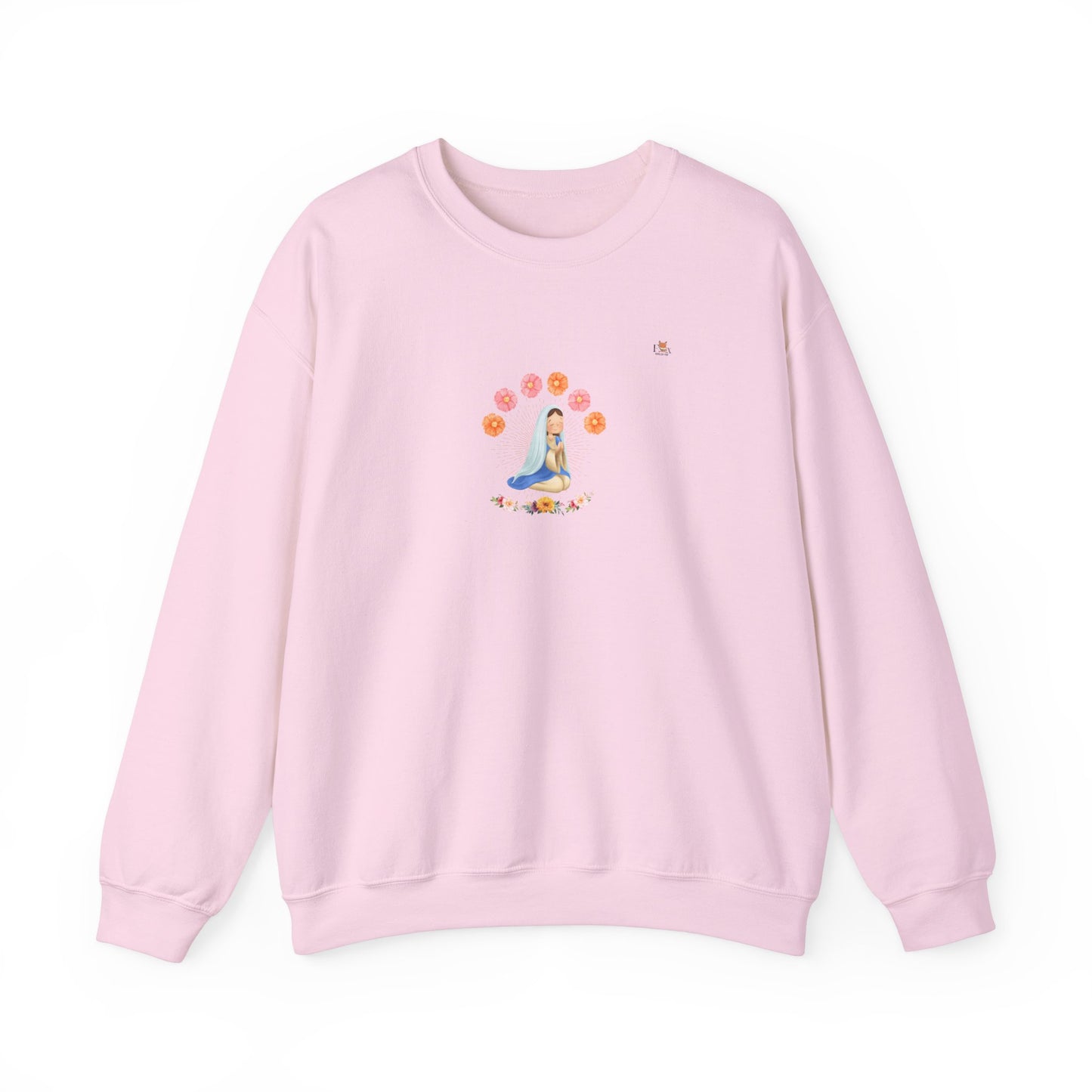 Europe- Mary Pray and Flowers- Unisex Crewneck Sweatshirt