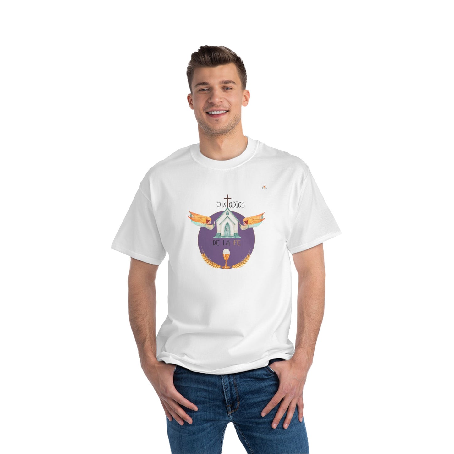 Custodios de la Fe [Purple Logo] Unisex T-Shirt