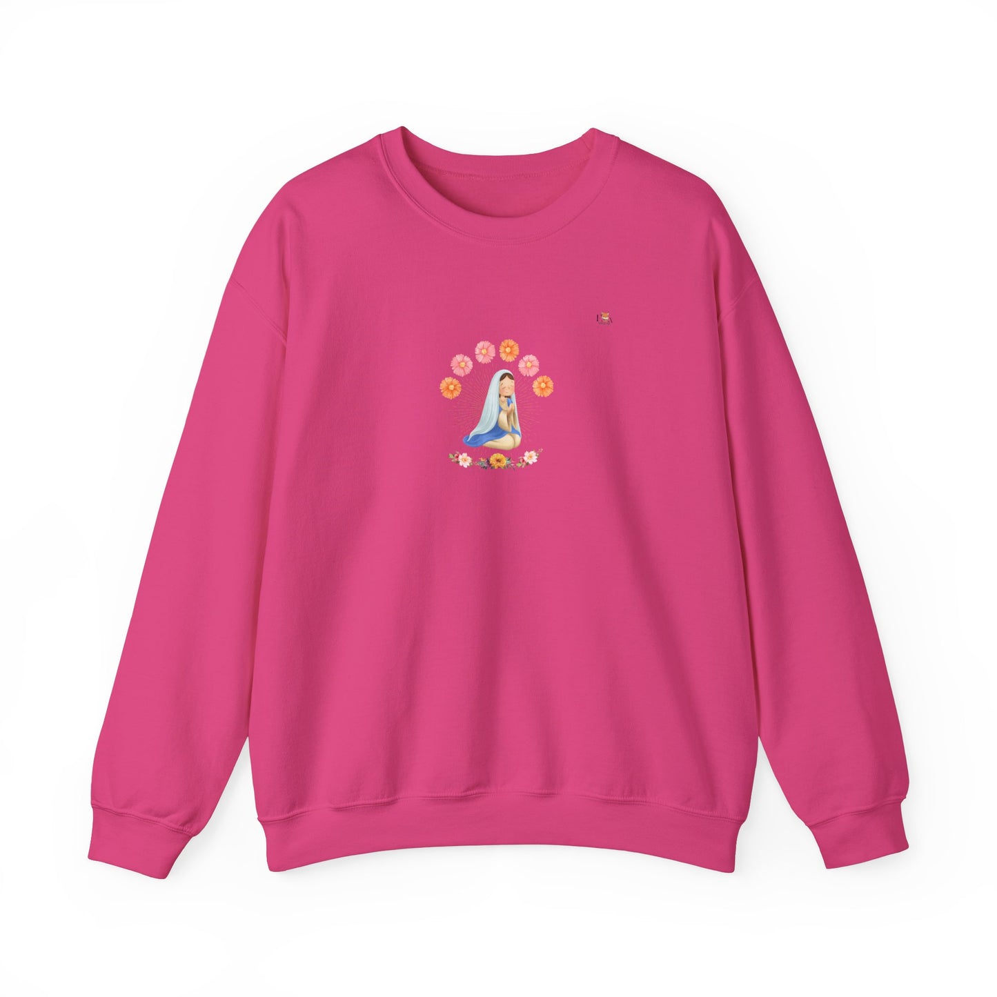 Europe- Mary Pray and Flowers- Unisex Crewneck Sweatshirt